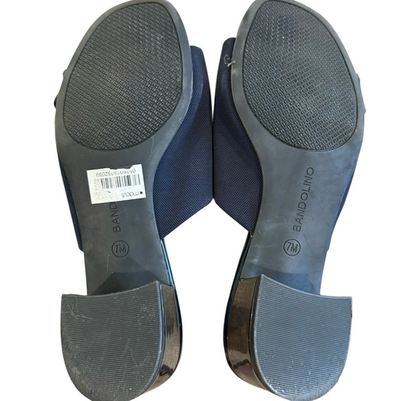 Bandolino Navy Slide Sandals – Size 7M - Picture 5 of 6